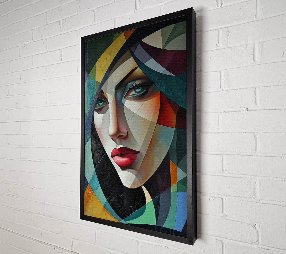  A Canvas Print of Red Veiled Gaze Canvas Wall Art