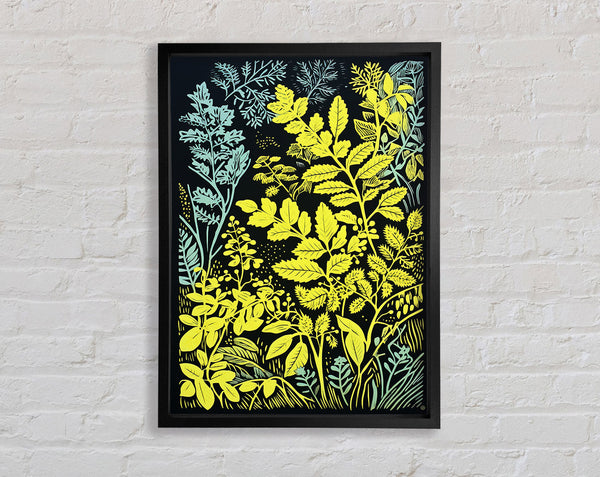 Greens Forest Framed Print