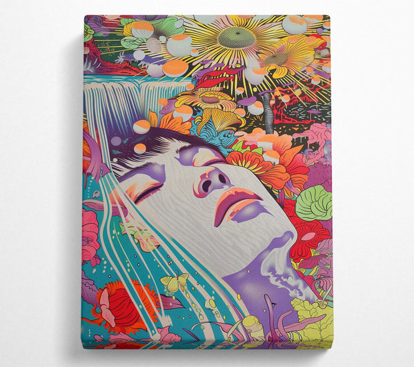  A Canvas Print of Aqua Dreamscape Canvas Art