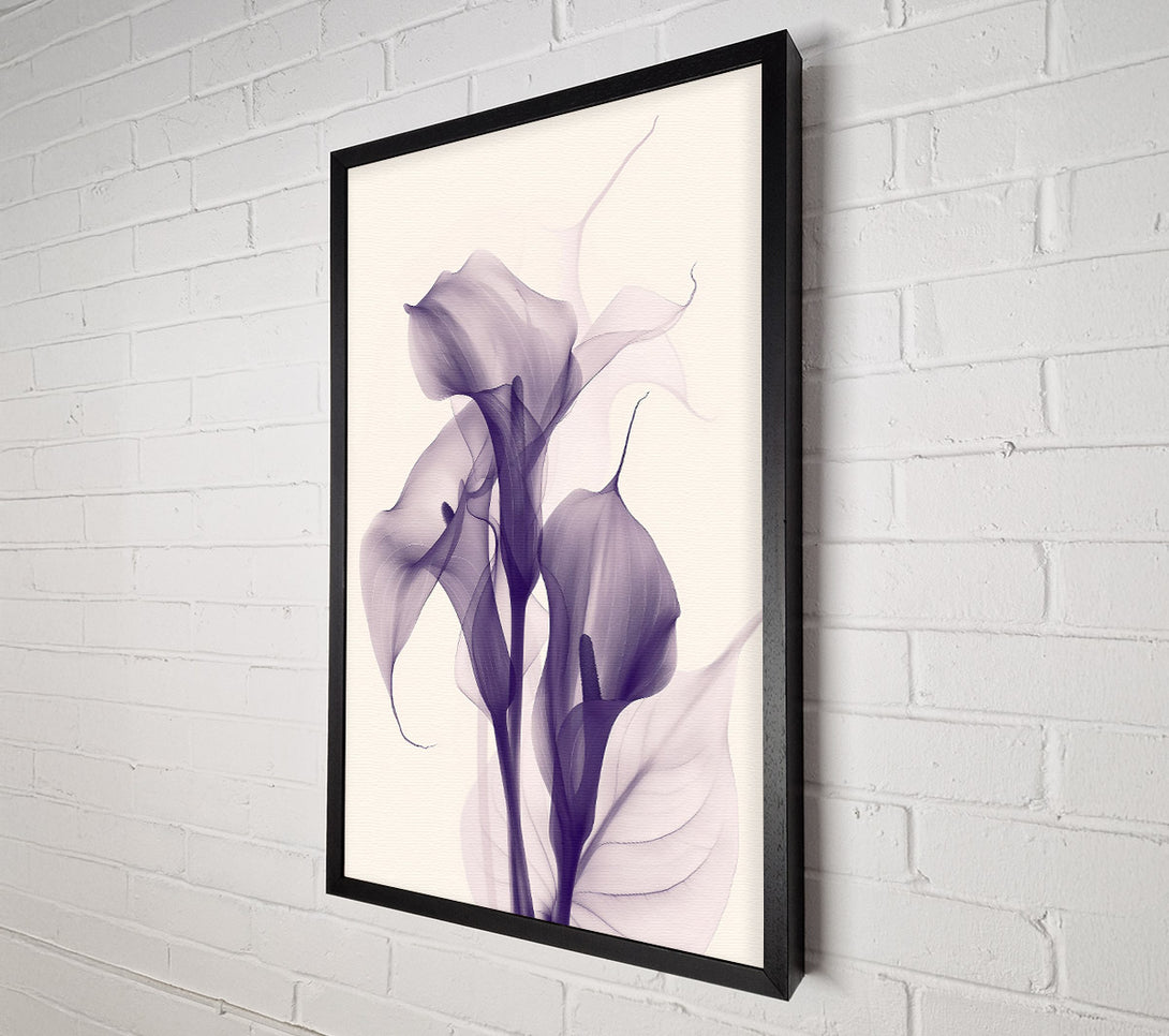  A Canvas Print of Lavender Ghostly Blooms Canvas Wall Art
