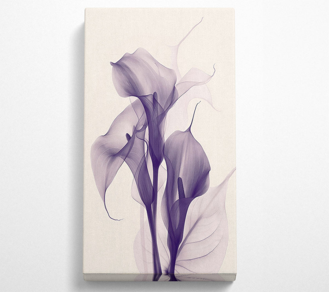  A Canvas Print of Lavender Ghostly Blooms Canvas Wall Art