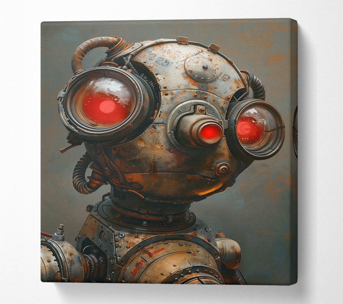  A Canvas Print of Rusty Red Sentinel Canvas Wall Art
