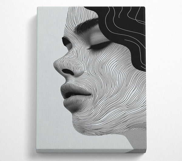  A Canvas Print of Greys Woman Canvas Wall Art