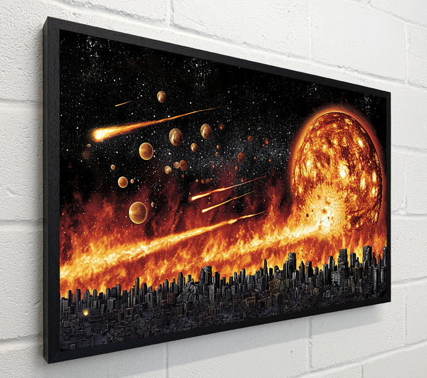 Orange Cosmic Inferno