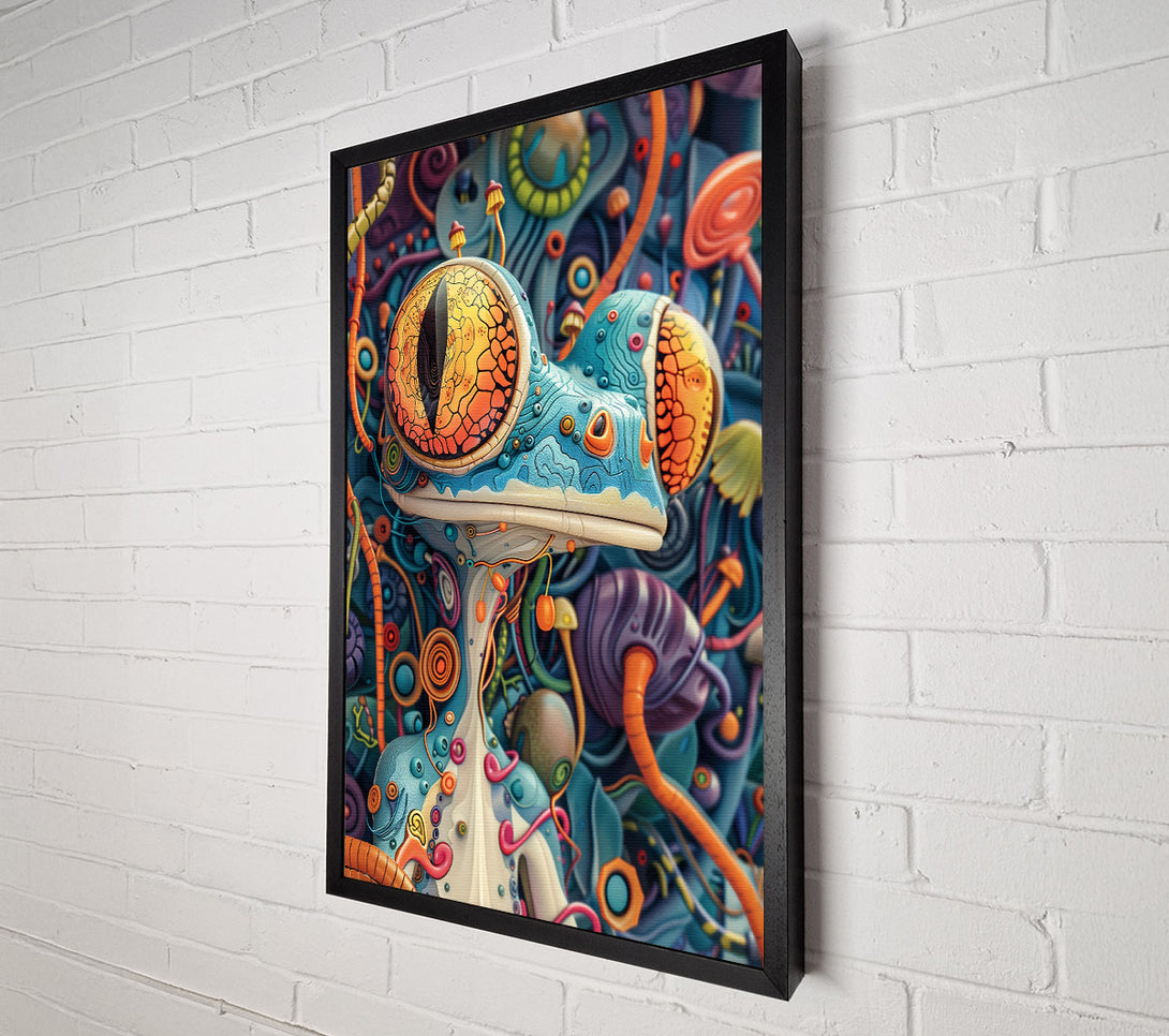  A Canvas Print of Orange Eye Anomaly Canvas Wall Art