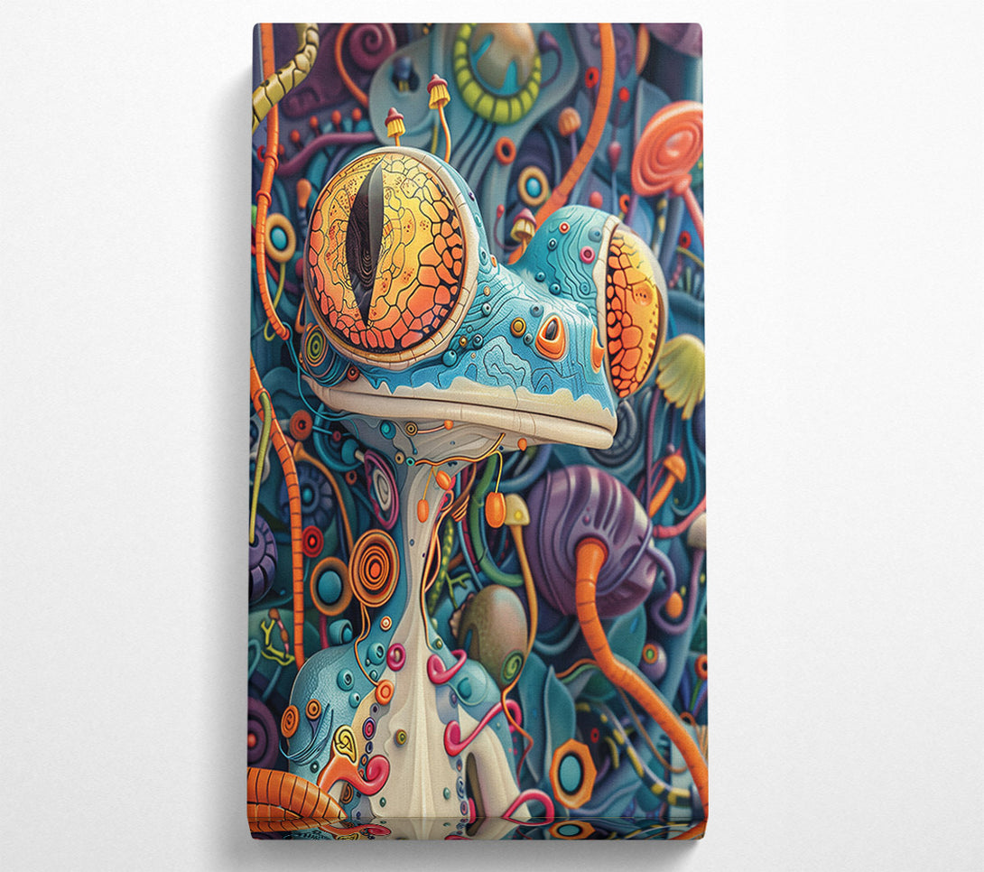  A Canvas Print of Orange Eye Anomaly Canvas Wall Art