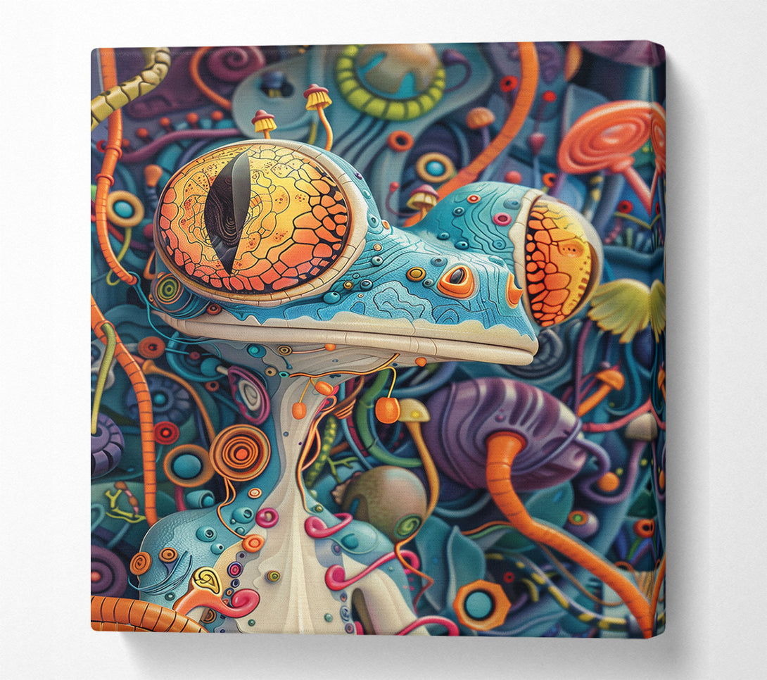  A Canvas Print of Orange Eye Anomaly Canvas Wall Art