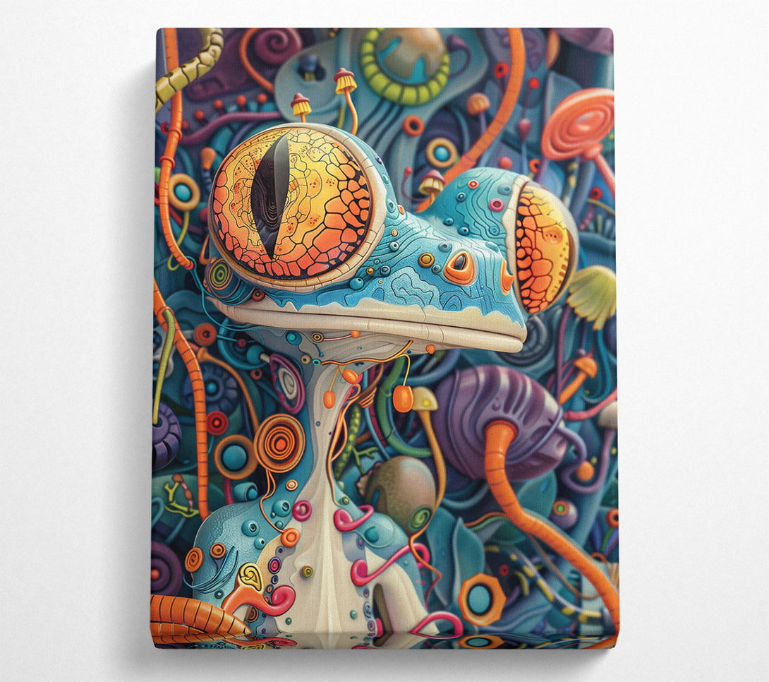  A Canvas Print of Orange Eye Anomaly Canvas Wall Art