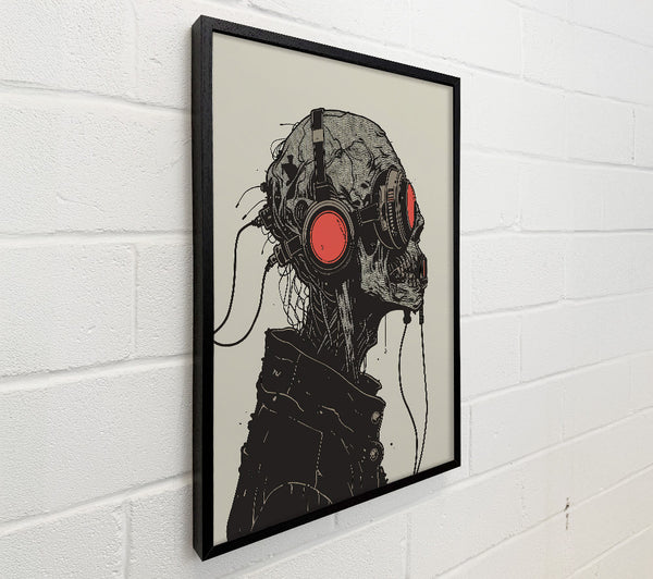 Red Wired Skull