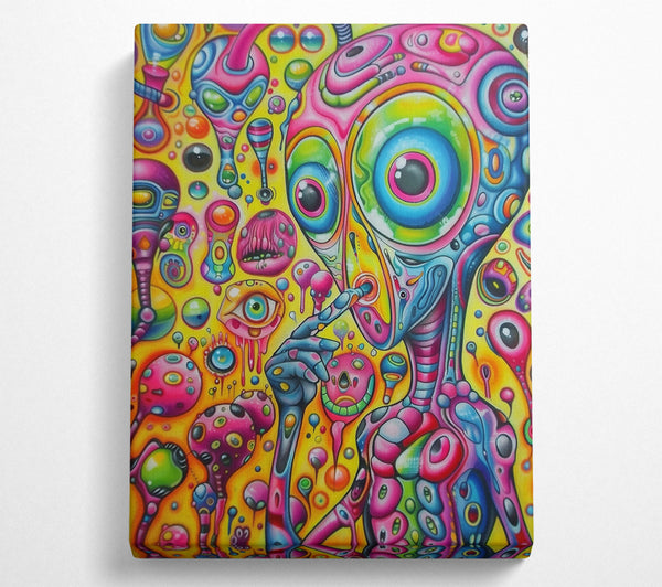  A Canvas Print of Pink Cosmic Dream Canvas Art