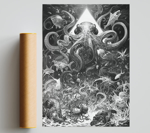 Black Tentacle Symphony Poster