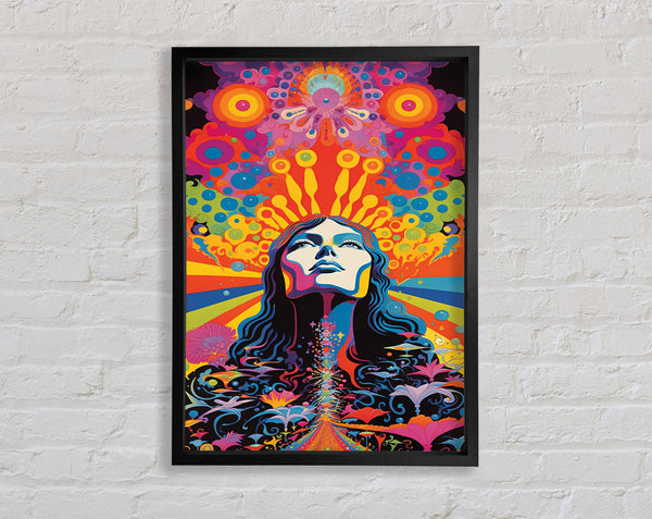 Groovy Girl Framed Print