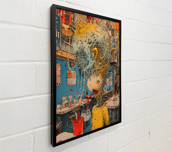 Red Slurp In The Alleyway