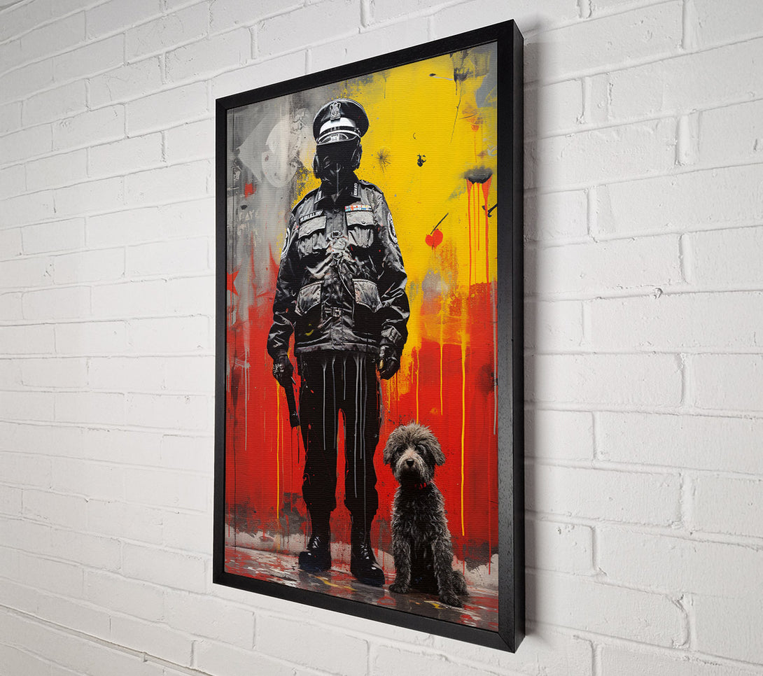  A Canvas Print of Guard Dog Canvas Art