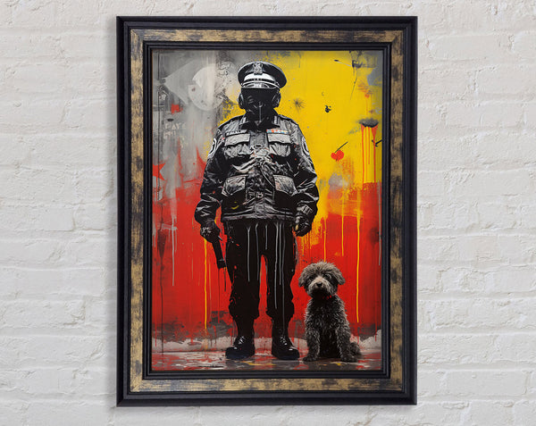 Guard Dog Framed Print