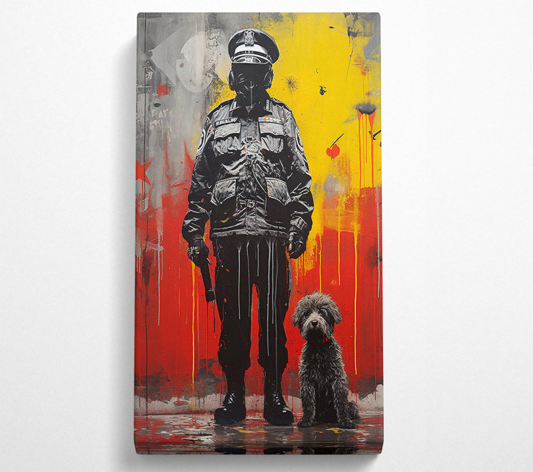 A Canvas Print of Guard Dog Canvas Art