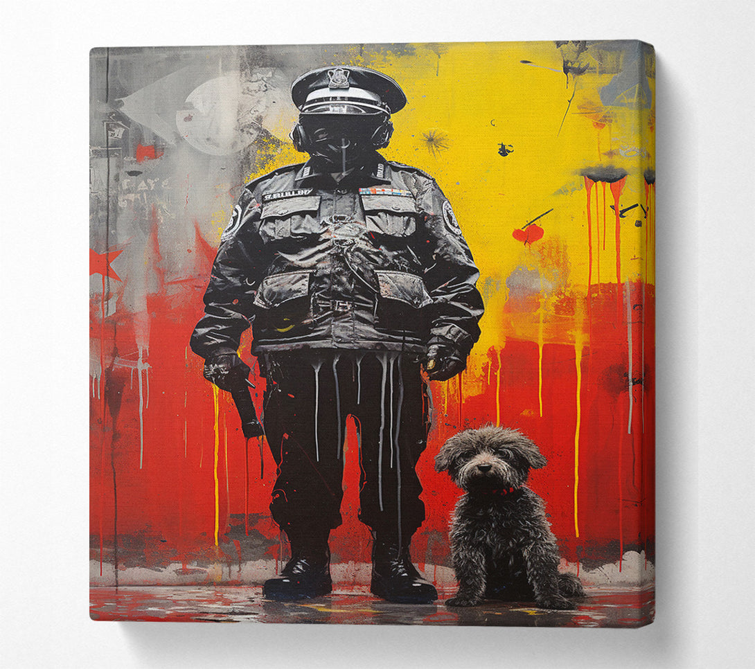  A Canvas Print of Guard Dog Canvas Art