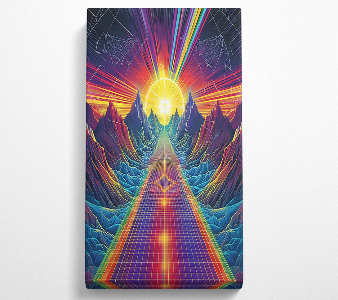 A Canvas Print of Golden Path To Heaven Canvas Art