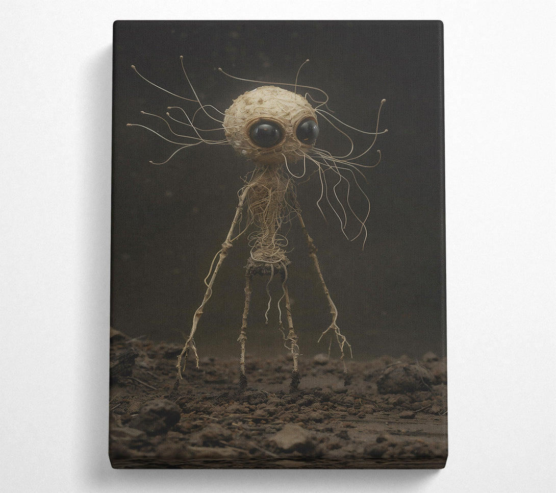  A Canvas Print of The Beige Wanderer Canvas Print