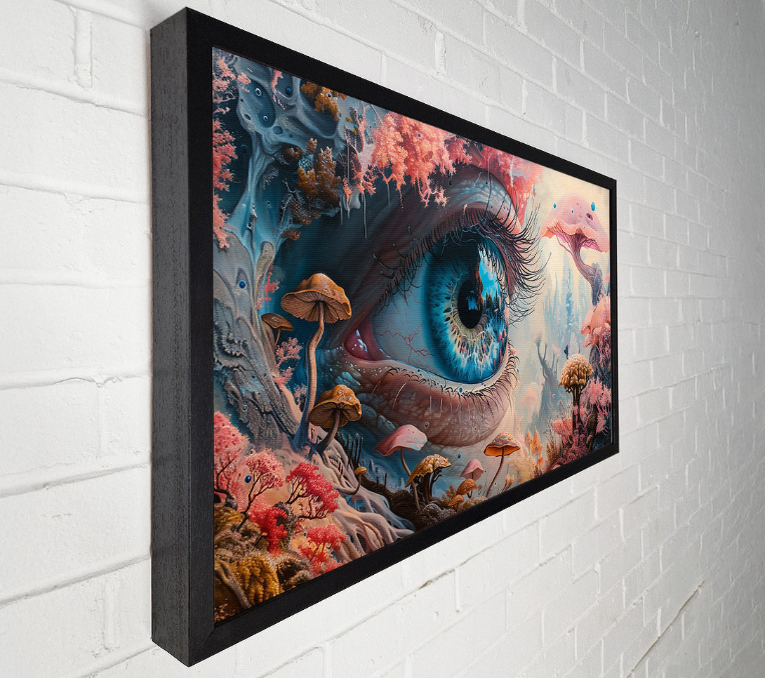  A Canvas Print of Blue Dreamscape Eye Canvas Wall Art