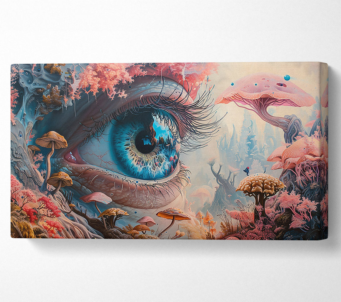  A Canvas Print of Blue Dreamscape Eye Canvas Wall Art