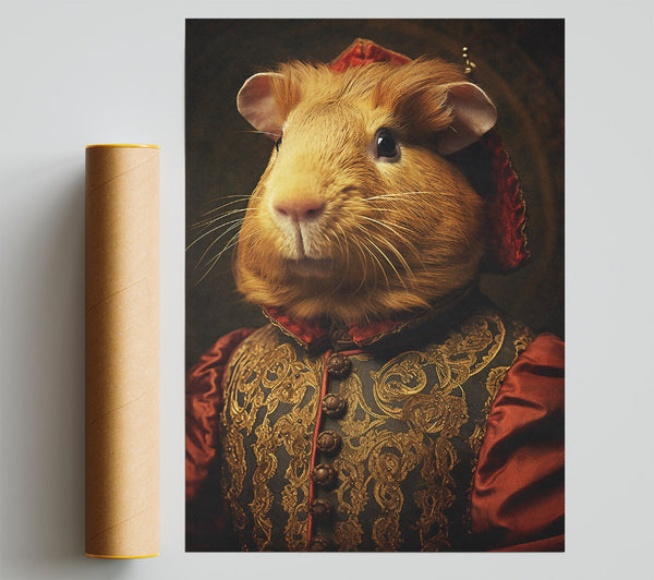 Guinea Pig Renaissance Poster