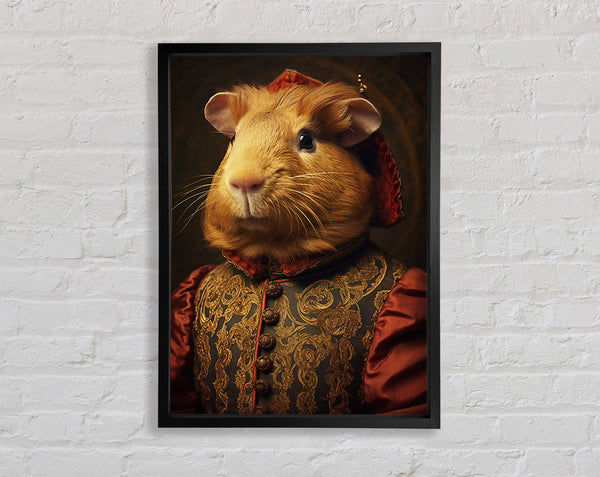 Guinea Pig Renaissance Framed Print