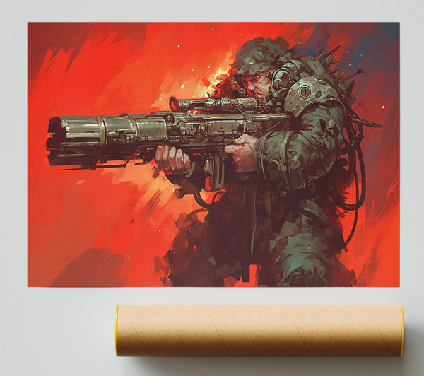 Crimson Firefight Poster