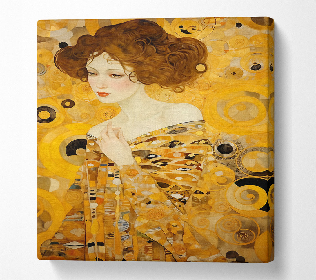  A Canvas Print of Gustav Klimt Woman Fair Canvas Print