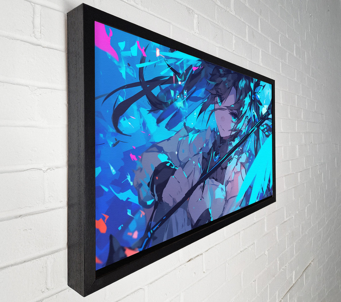  A Canvas Print of Azure Angel'S Gaze Canvas Print