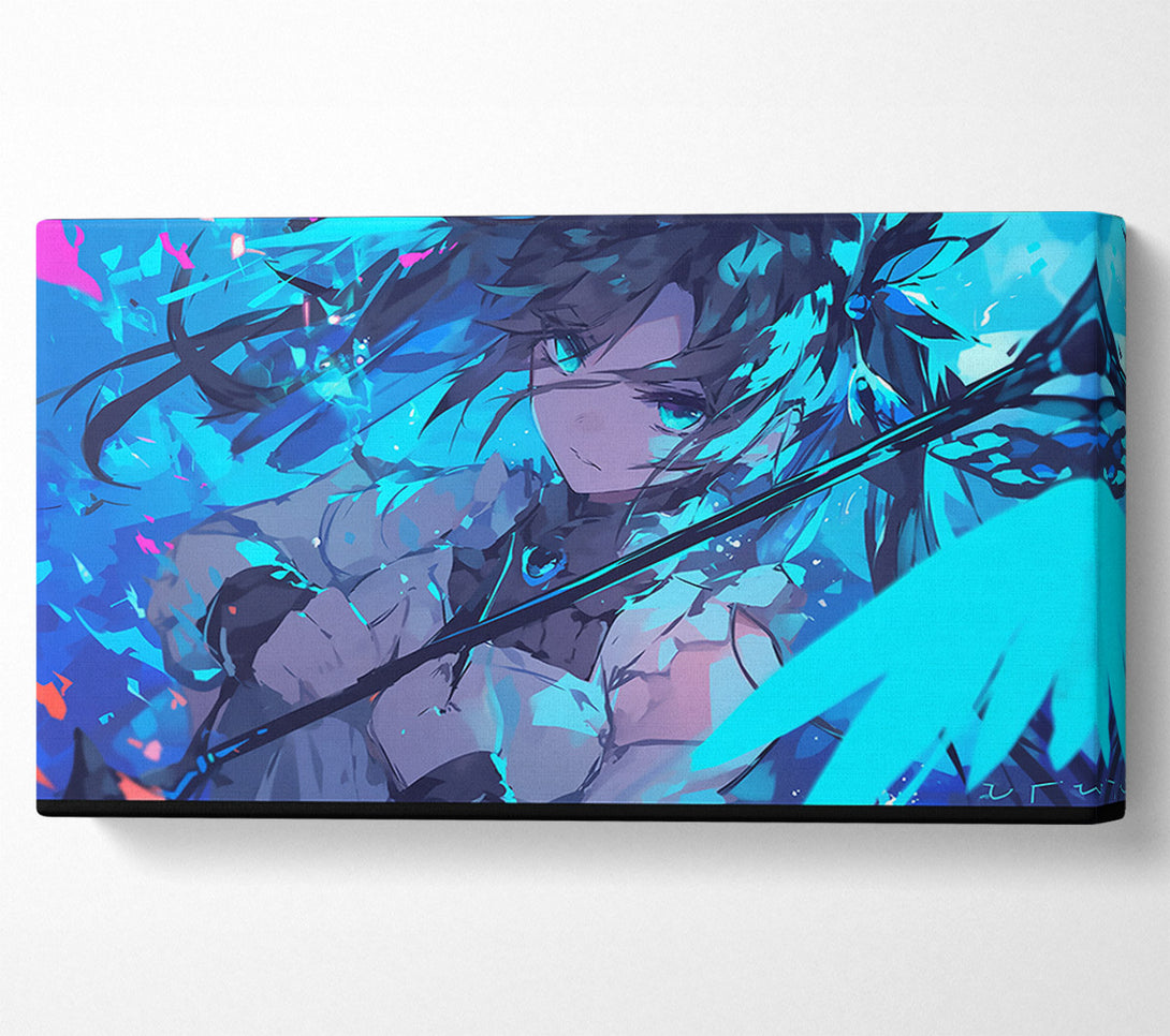  A Canvas Print of Azure Angel'S Gaze Canvas Print