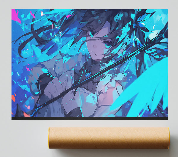 Azure Angel'S Gaze Giclee Print