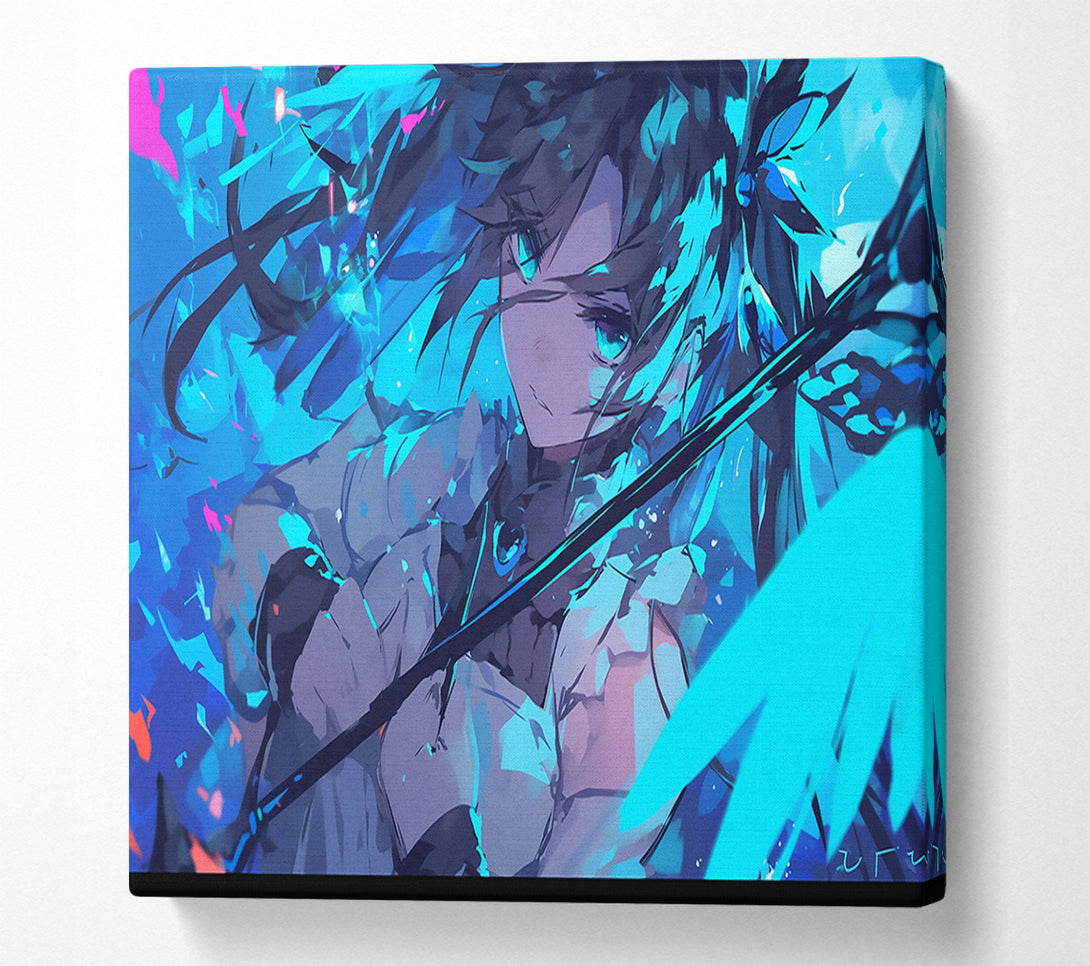  A Canvas Print of Azure Angel'S Gaze Canvas Print