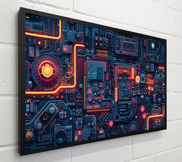 Orange Circuitry Dreams