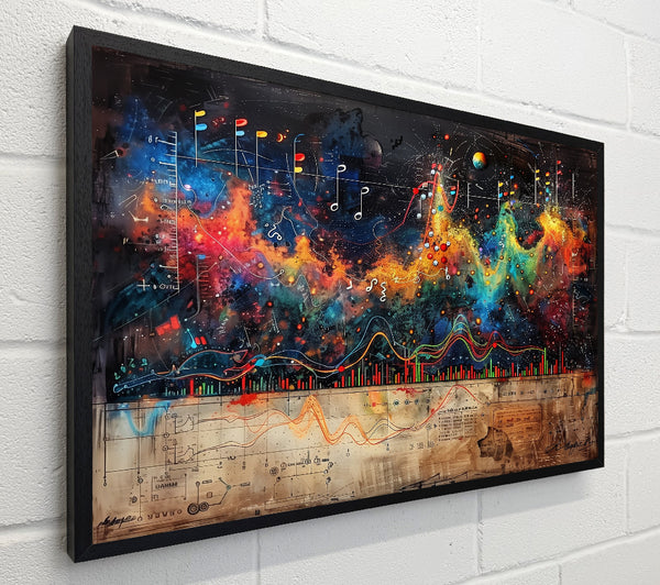 Orange Cosmic Symphony