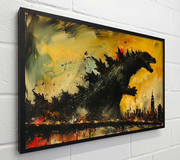 Yellow Godzilla'S Fury