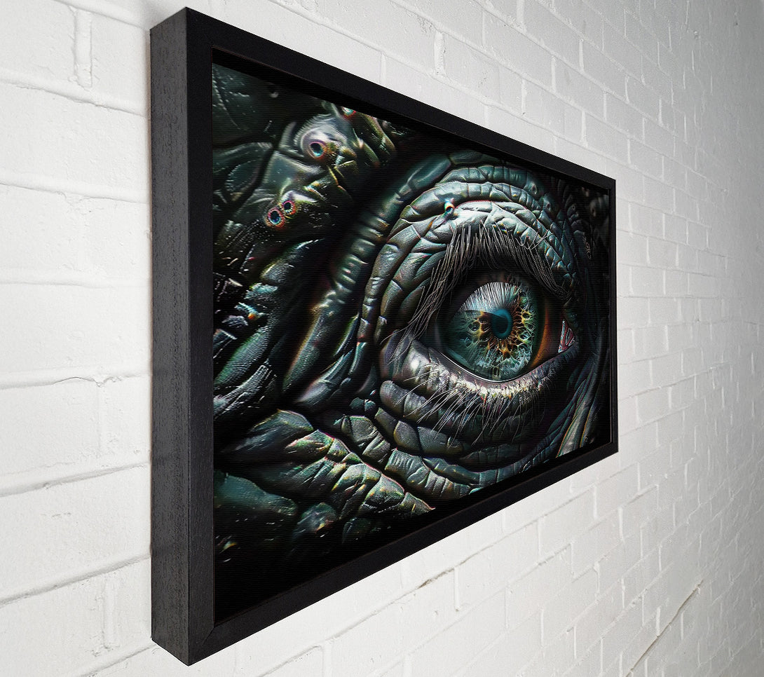  A Canvas Print of Emerald Eye Of The Deep Canvas Wall Art