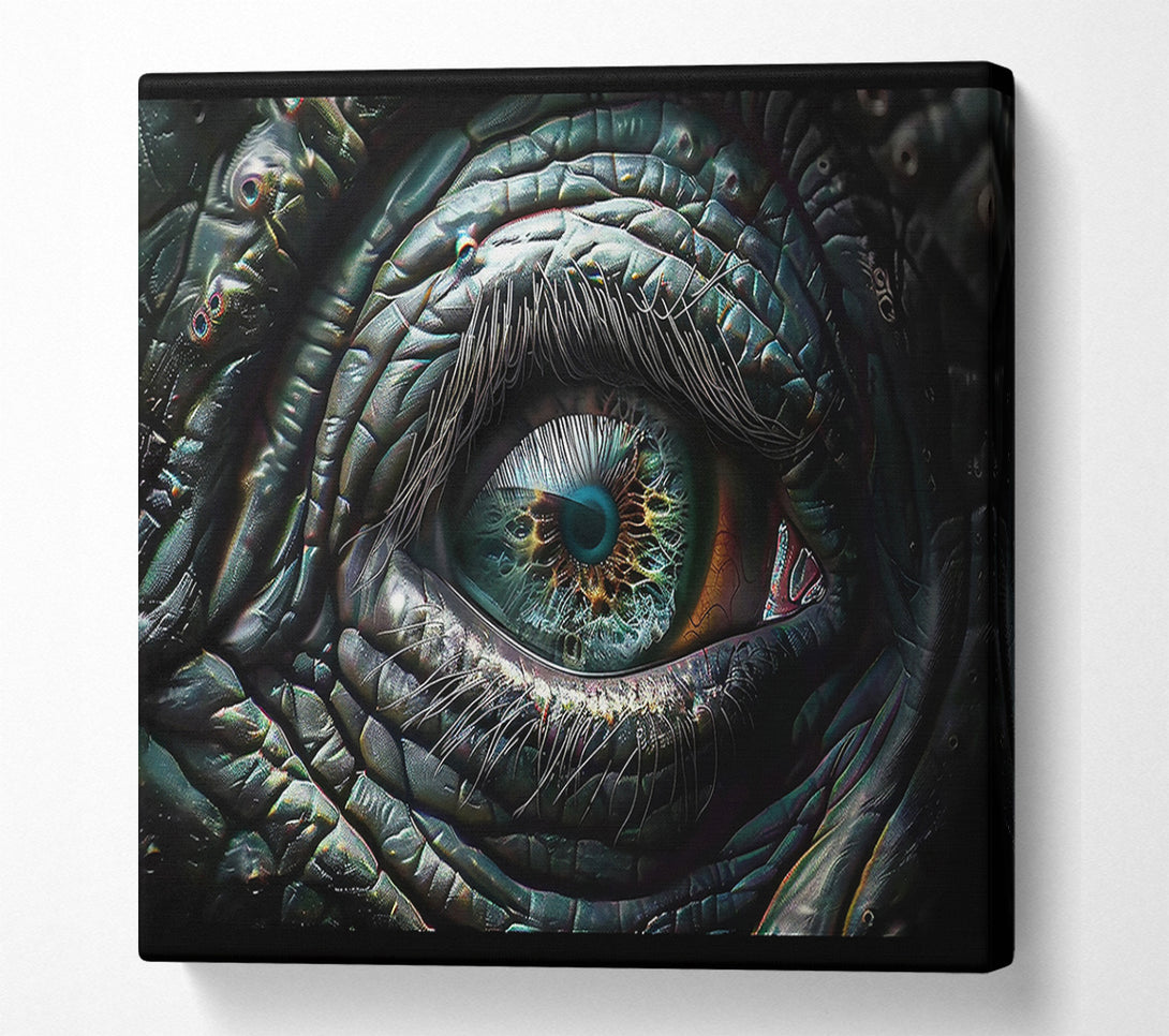 A Canvas Print of Emerald Eye Of The Deep Canvas Wall Art