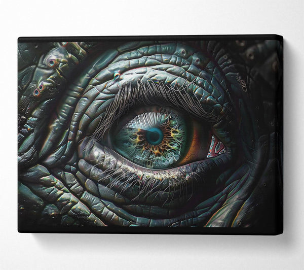  A Canvas Print of Emerald Eye Of The Deep Canvas Wall Art