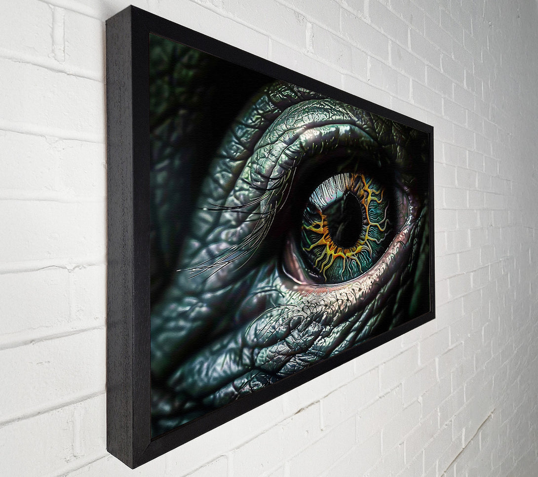  A Canvas Print of Emerald Eye Of Fear Canvas Wall Art