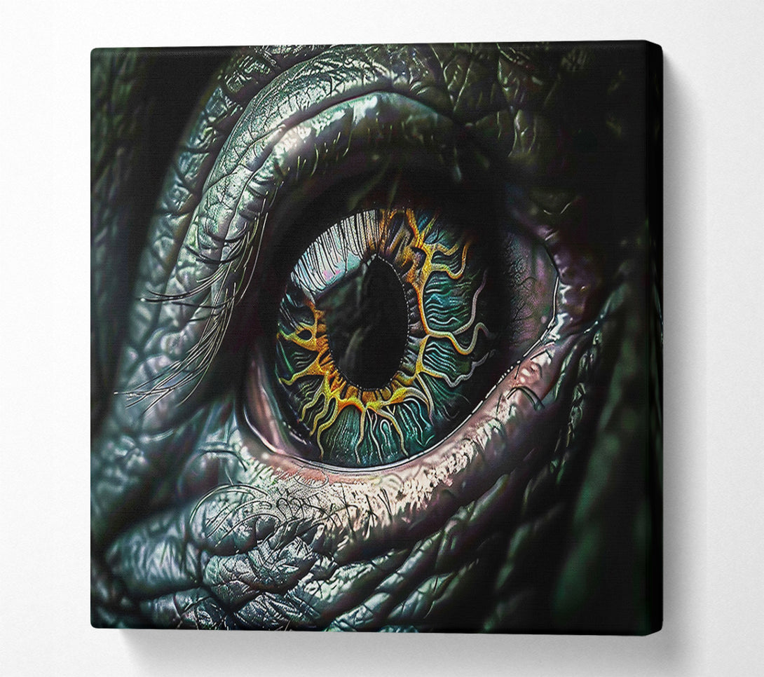  A Canvas Print of Emerald Eye Of Fear Canvas Wall Art