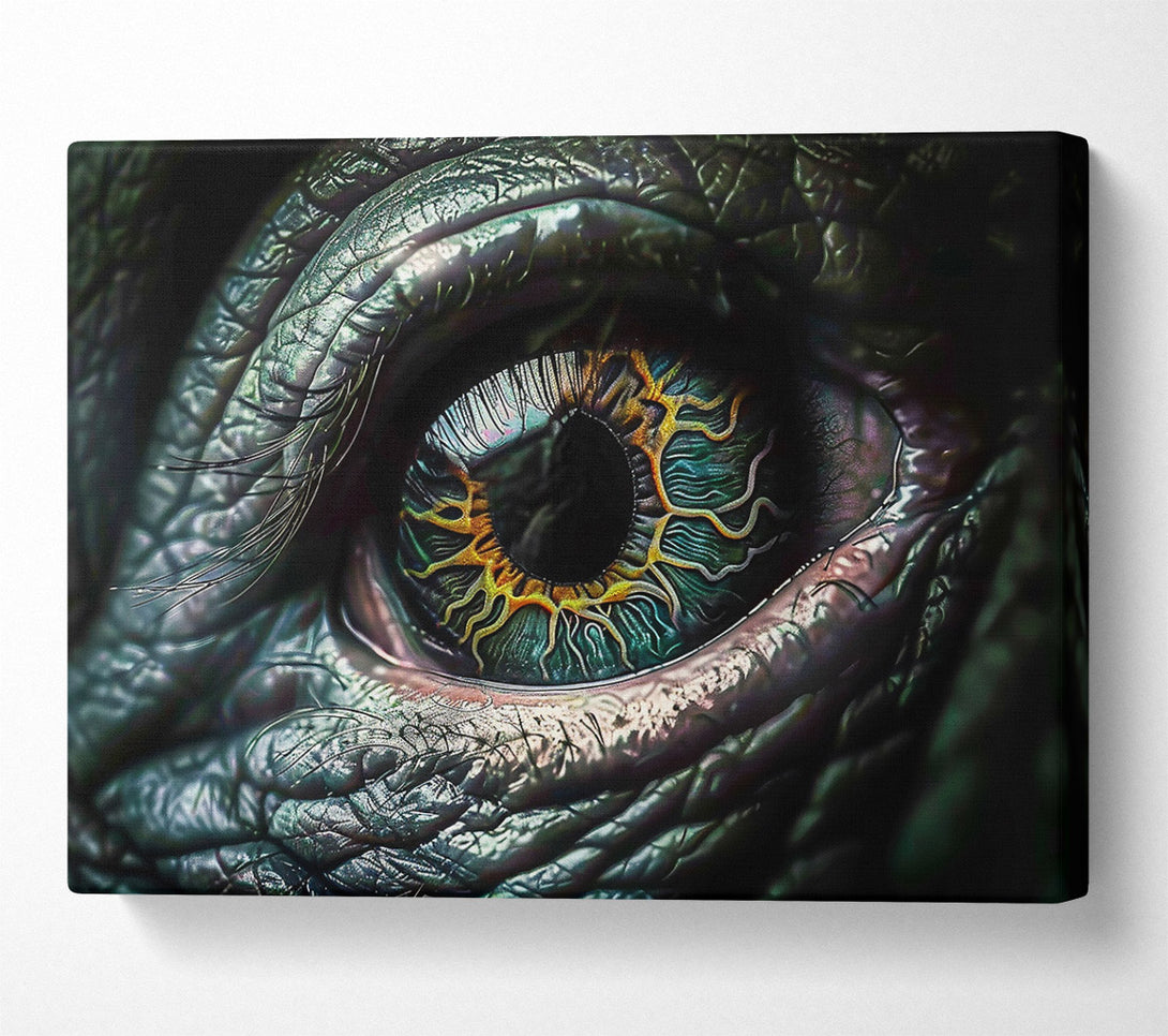  A Canvas Print of Emerald Eye Of Fear Canvas Wall Art