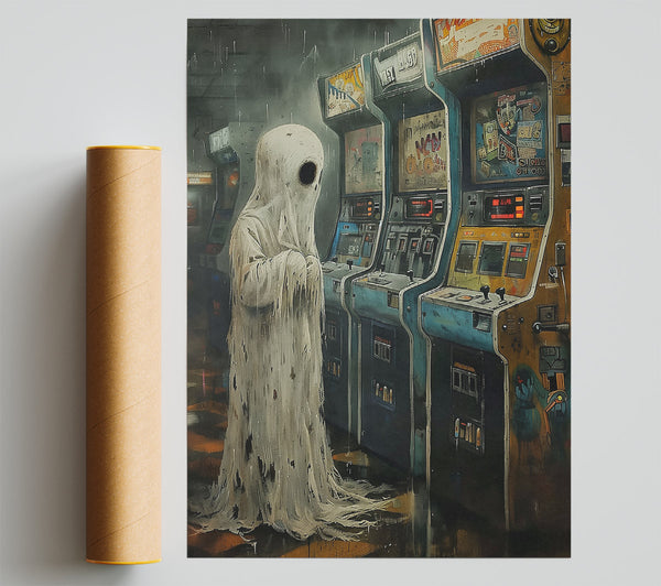 Pale Ghost Arcade Poster