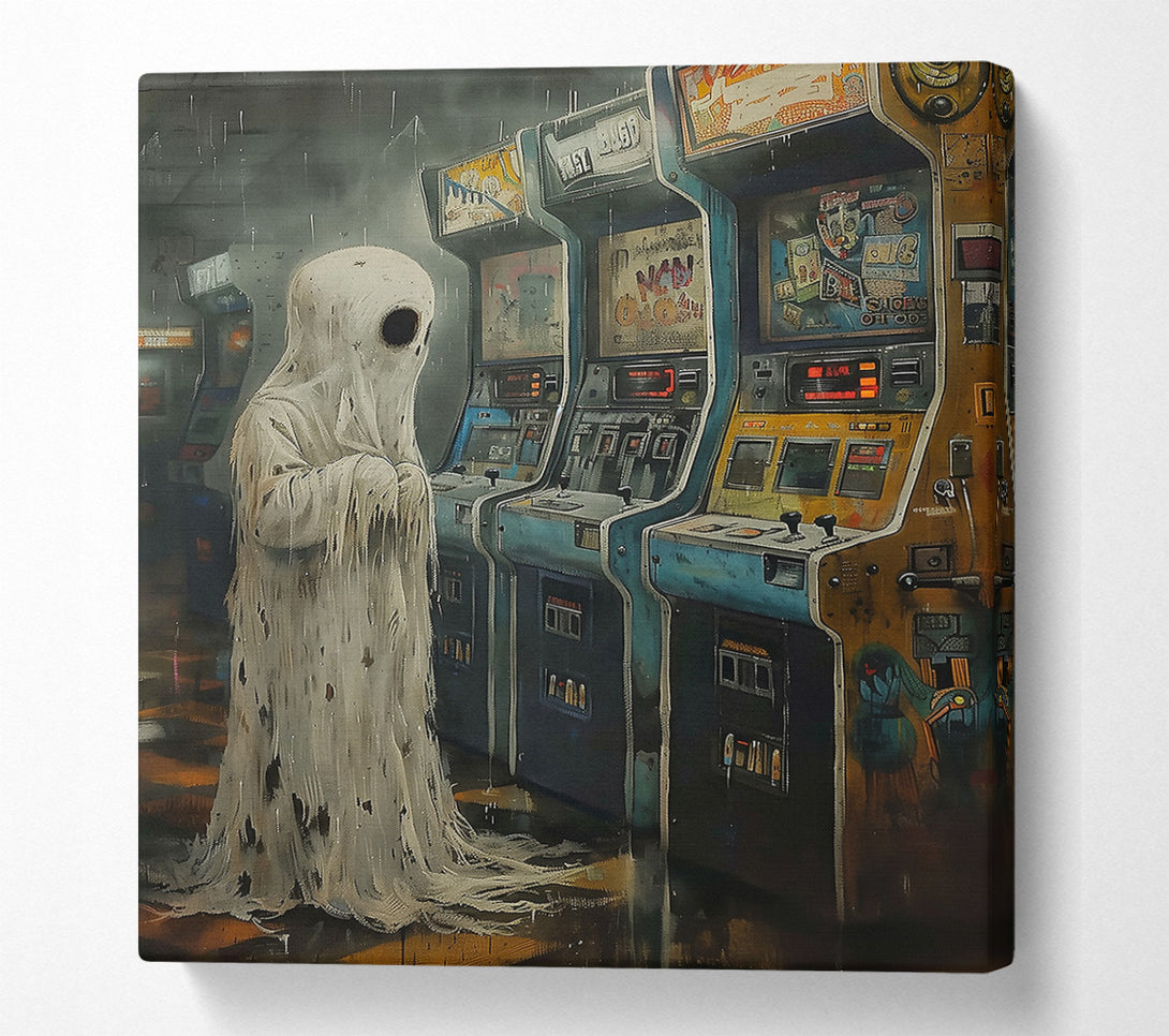  A Canvas Print of Pale Ghost Arcade Canvas Art