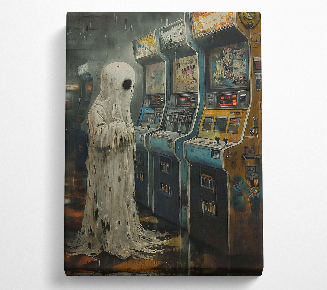  A Canvas Print of Pale Ghost Arcade Canvas Art