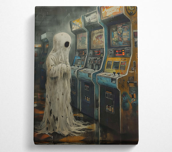  A Canvas Print of Pale Ghost Arcade Canvas Art