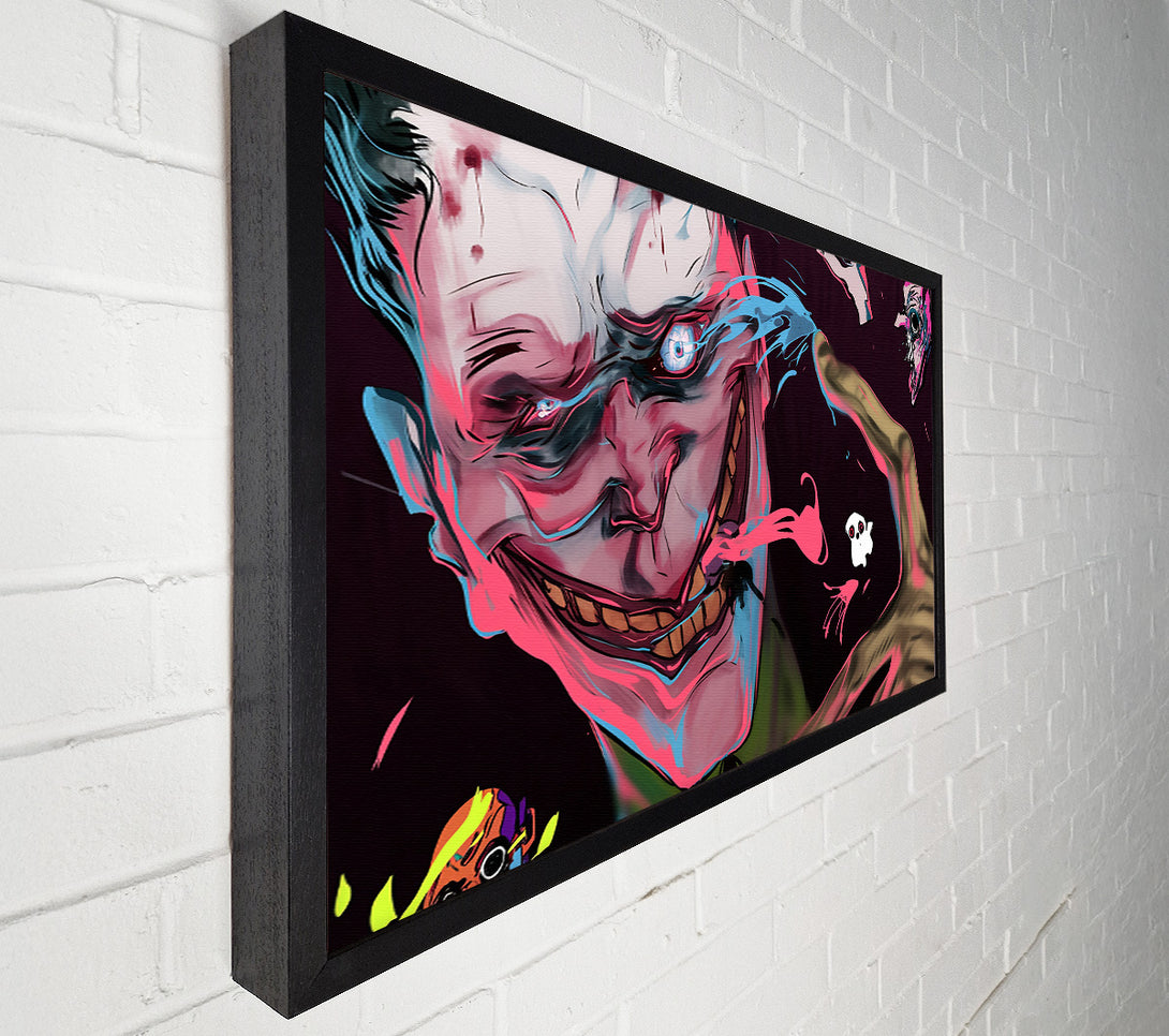  A Canvas Print of Pink & Blue Nightmare Canvas Wall Art