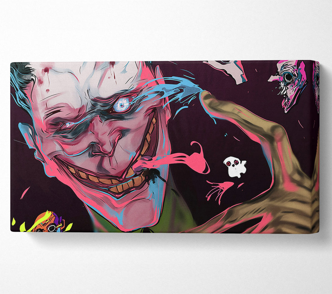  A Canvas Print of Pink & Blue Nightmare Canvas Wall Art