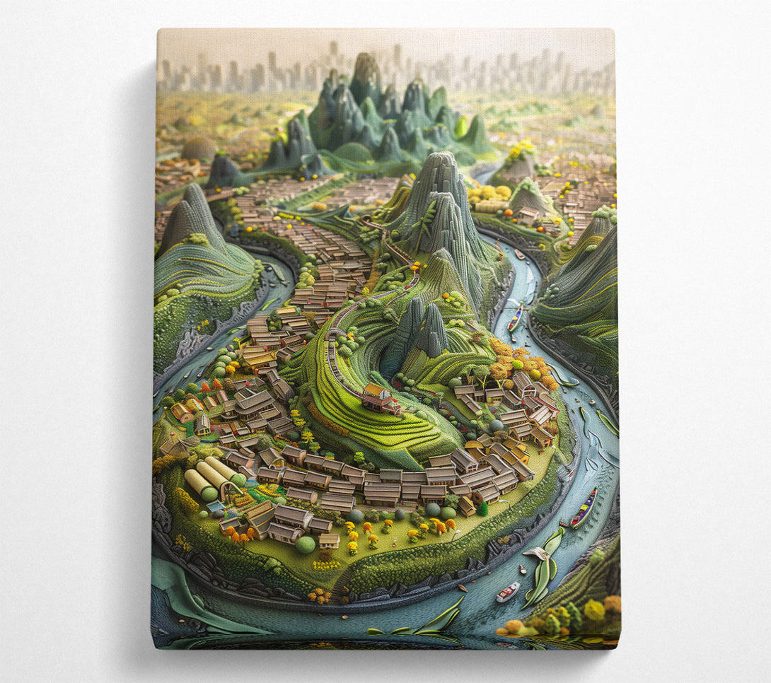  A Canvas Print of Loading... Canvas Print