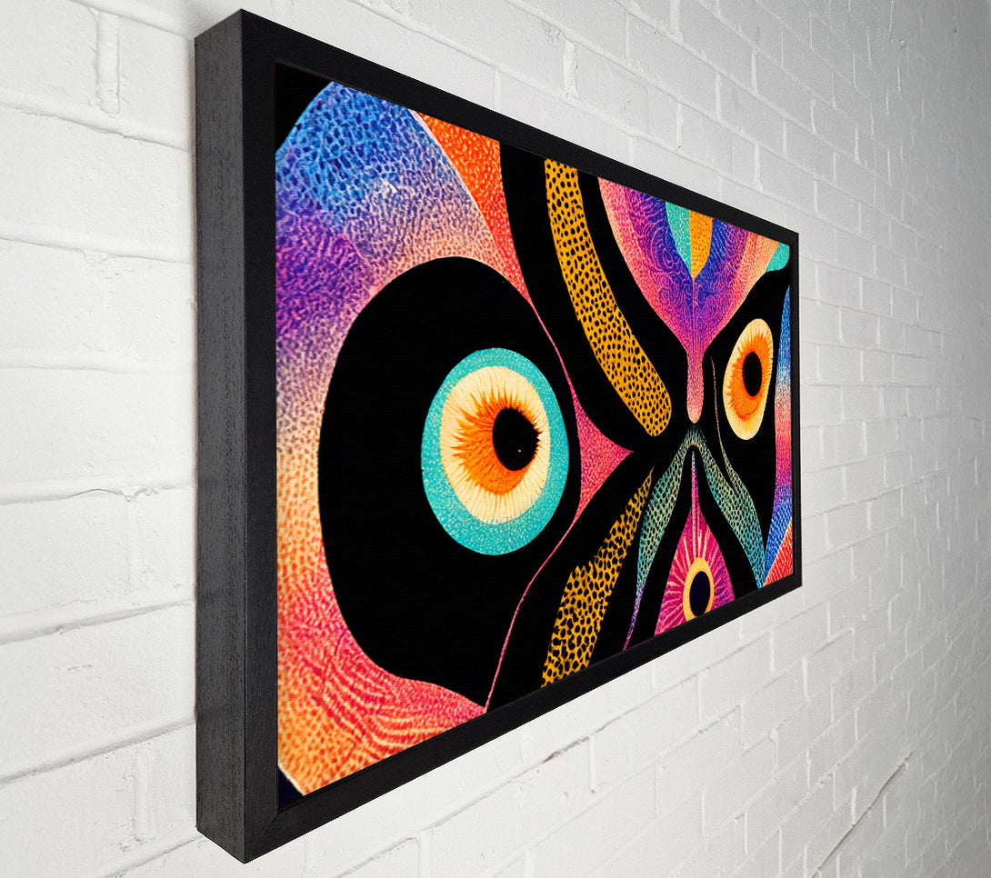  A Canvas Print of Orange Eyes Of The Night Canvas Print